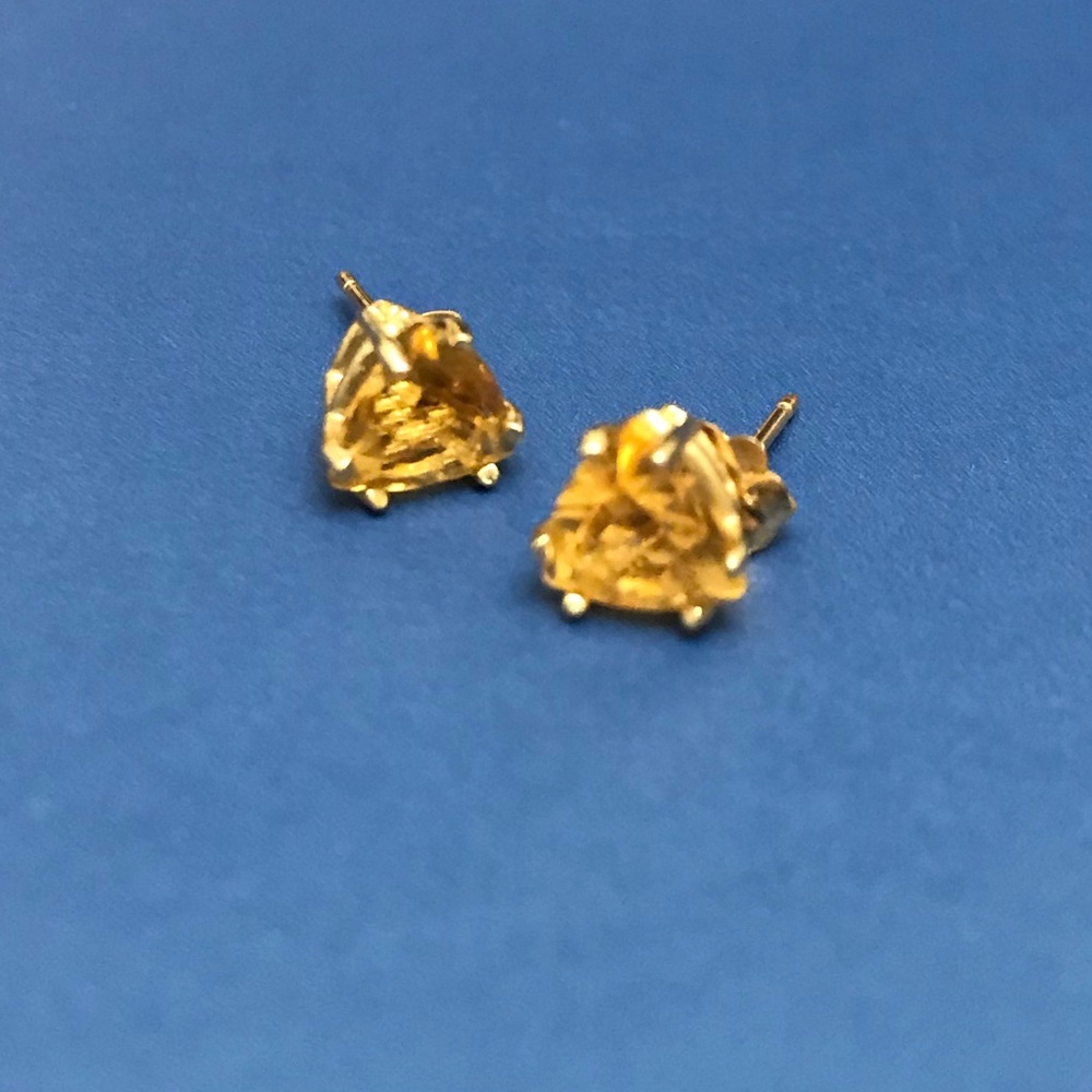 FIRM 10k GOLD Citrine Vintage Setting
